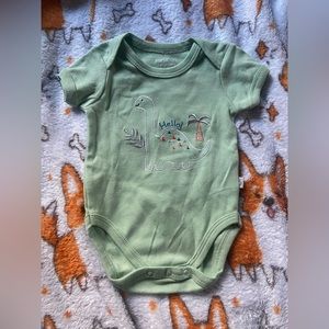 Baby Dinosaur Short Sleeve Bodysuit